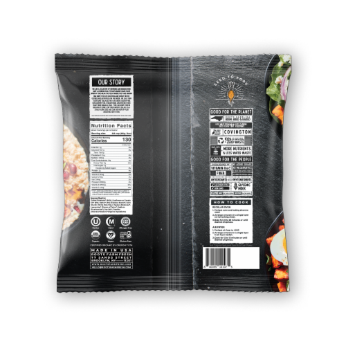 Roots Farm Fresh Organic Sweet Potato Croutons Perspective: back