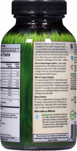 Irwin Naturals® Gut-to-Brain Hunger Control™ Dietary Supplement Perspective: back