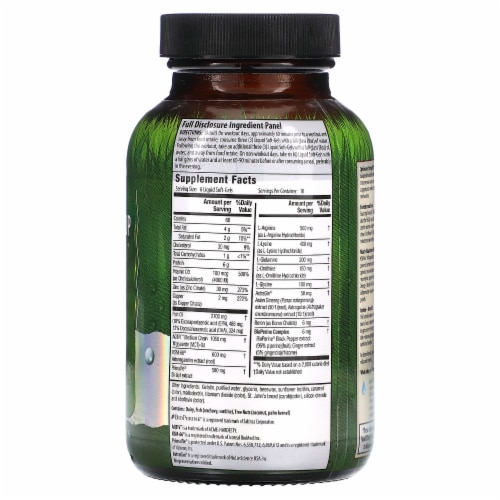 Irwin Naturals® Testosterone UP Pro-GrowtH™ Liquid Soft-Gels Perspective: back