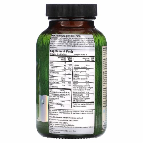 Irwin Naturals® Testosterone UP Pro-GrowtH™ Liquid Soft-Gels Perspective: back