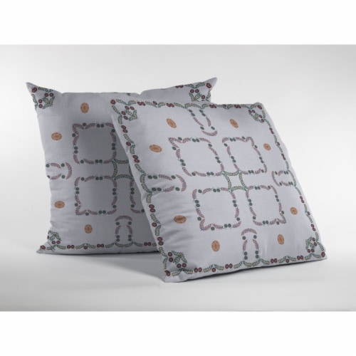 Flower Box Suede Blown And Closed Pillow White Perspective: back