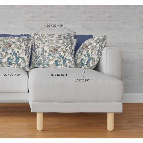 Watercolor Lilac Bulb Broadcloth Blown And Closed Pillow In Green Gray Perspective: back