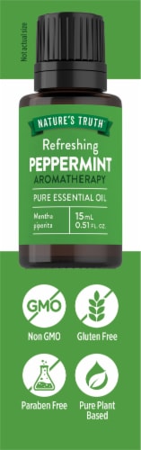 Nature's Truth® Peppermint Essential Oil Perspective: back