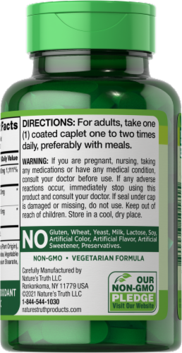 Nature's Truth Bioflavonoids & Rose Hips Vitamin C Tablets 1000mg Perspective: back