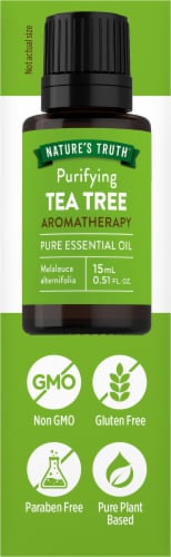 Nature's Truth® Tea Tree Essential Oil Perspective: back