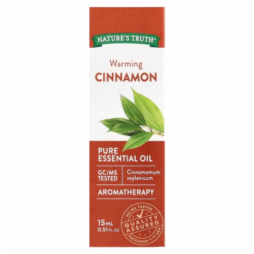 Nature's Truth 100% Pure Essential Oil Warming Cinnamon Perspective: back