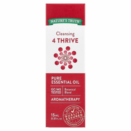 Nature's Truth® 4 Thrive Aromatherapy Pure Essential Oil Perspective: back