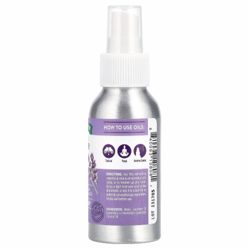 Nature's Truth® Rejuvenating Lavender 100% Pure Essential Oil Topical Mist Perspective: back