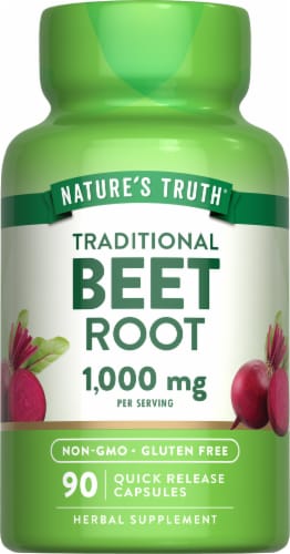 Nature’s Truth Beet Root 90 Capsules Perspective: back