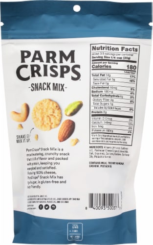 ParmCrisps® Original Snack Mix Perspective: back