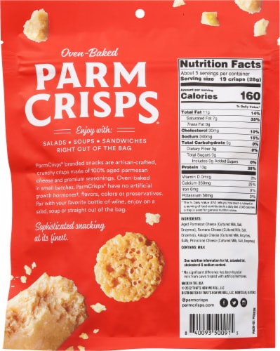 ParmCrisps® Four Cheese Snacks Perspective: back