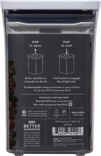 Softworks Short Rectangle Pop Container Perspective: back