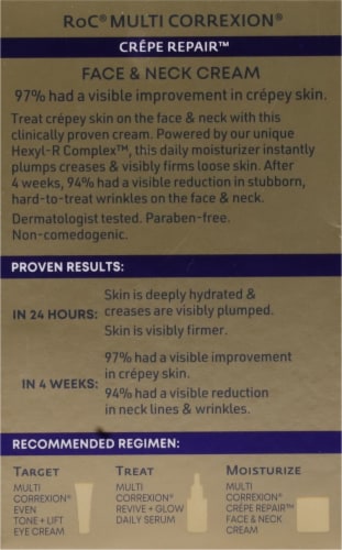 RoC® Multi Correxion Crepe Repair Face & Neck Cream Perspective: back