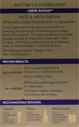 RoC® Multi Correxion® Crepe Repair™ Face & Neck Cream Perspective: back