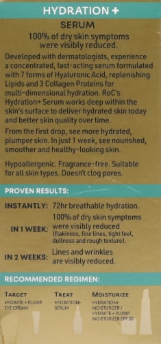 RoC® Multi-Correxion Hydration Plus Serum Face Moisturizer Perspective: back