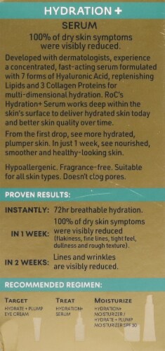 RoC® Multi-Correxion Hydration Plus Serum Face Moisturizer Perspective: back