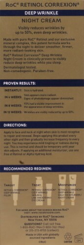 RoC® Retinol Correxion® Deep Wrinkle Night Cream Perspective: back