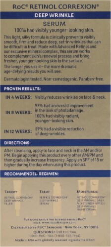 RoC® Retinol Correxion Deep Wrinkle Facial Serum Perspective: back