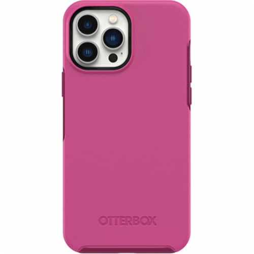 OtterBox Symmetry Series iPhone 13 Pro Max Antimicrobial Case - Renaissance Pink Perspective: back