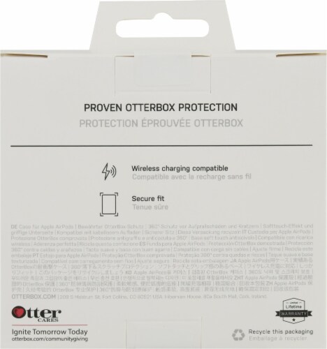 OtterBox AirPods Case - Black Taffy Perspective: back