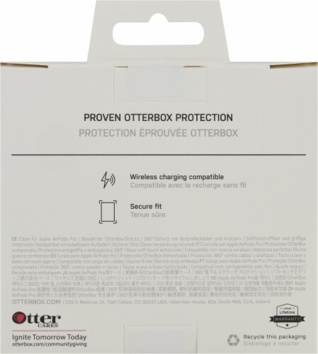 OtterBox AirPods Pro Case - Black Taffy Perspective: back
