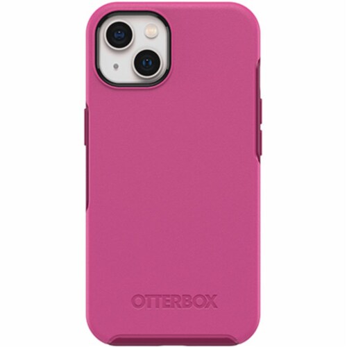OtterBox Symmetry Series iPhone 13 Antimicrobial Case - Renaissance Pink Perspective: back
