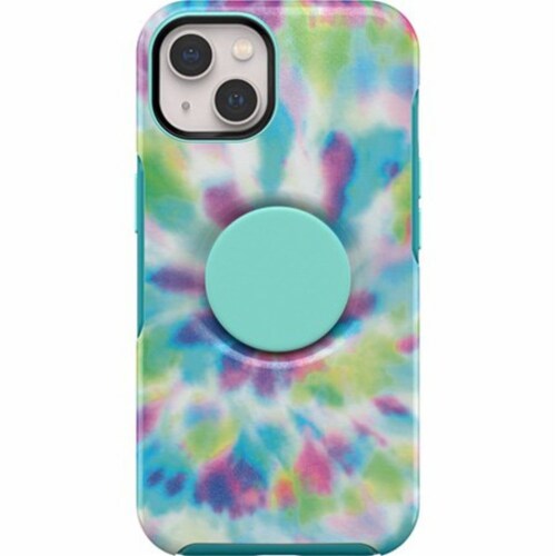 OtterBox iPhone 13 Otter + Pop Symmetry Series Antimicrobial Case - Day Trip Graphic Perspective: back