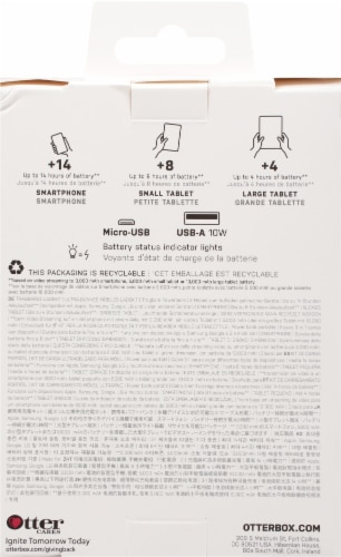 OttorBox Portable Charging Kit Power Bank Perspective: back