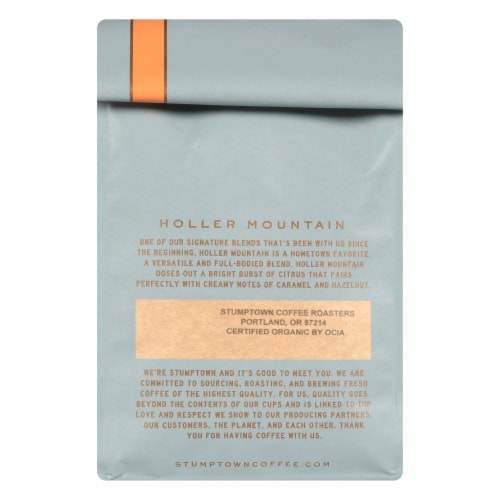 Stumptown Holler Mountain Blend Organic Whole Bean Coffee Perspective: back