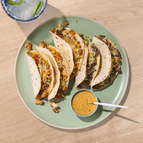 Home Chef Heat & Eat Chicken Street Taco Kit Perspective: back