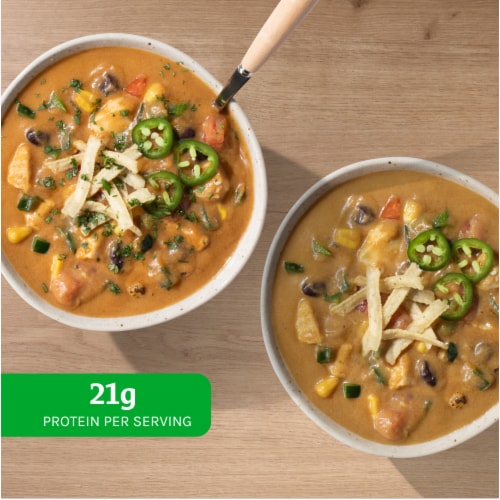 Home Chef Creamy Chicken Tortilla Soup Perspective: back