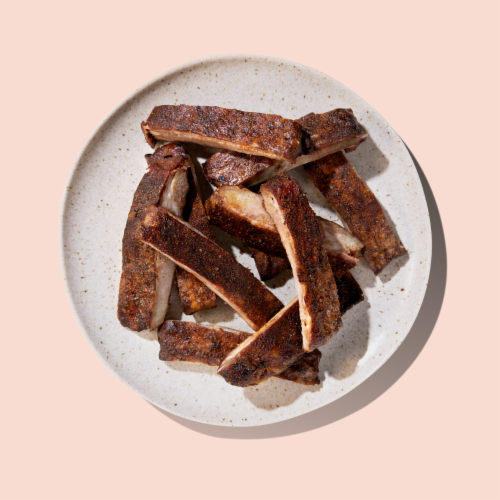 Home Chef Hot Cowboy Dry Rub Full Slab Ribs Perspective: back