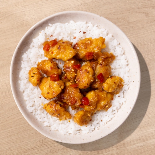 Home Chef Orange Chicken Meal Kit Perspective: back