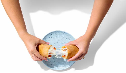 Home Chef Pepperoni & Cheese Calzone Perspective: back