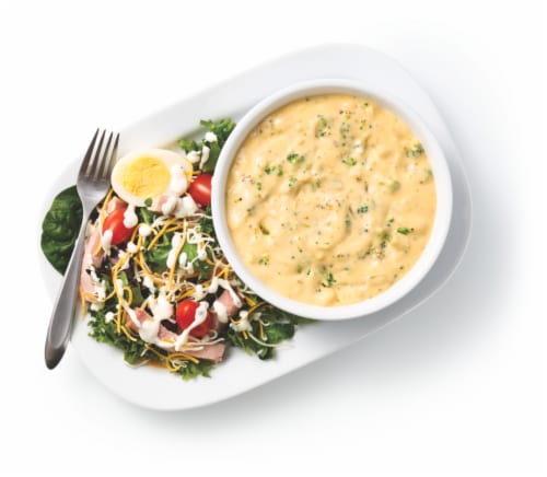 Home Chef Heat & Eat Broccoli Cheddar Soup Perspective: back