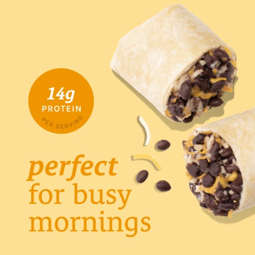 Home Chef Black Bean Burrito Perspective: back