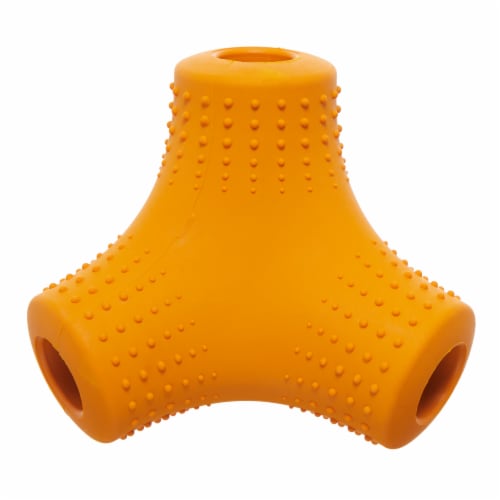 BARK Coral Teef Super Chewer Dog Treat Dispensing Toy Perspective: back