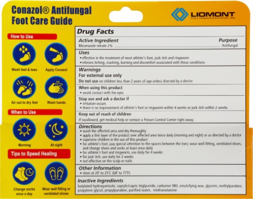 Conazol Antifungal Cream Perspective: back
