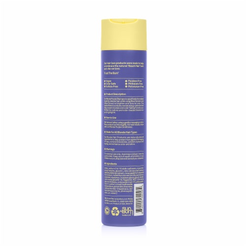 Sun Bum Purple Blonde Shampoo Perspective: back