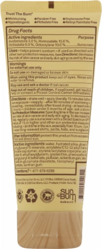 Sun Bum Fragrance Free Premium Sunscreen Face Lotion SPF 70 Perspective: back