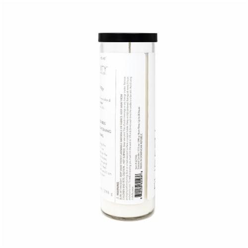House of Velas Jar Candle Purity Perspective: back