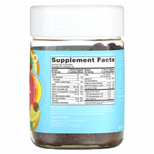 OLLY The Essential Prenatal Sweet Citrus - 84 Gummies Perspective: back