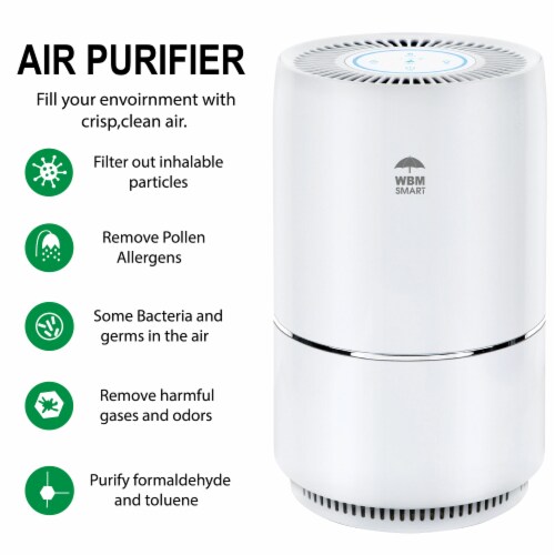 WBM International Air Purifier - White Perspective: back