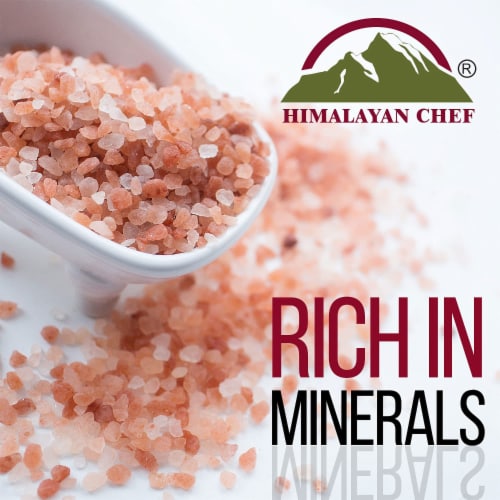 Himalayan Chef Salt & Pepper Grinder Variety Pack (Pink Salt, Black Peppercorn, Onion Salt, G Perspective: back