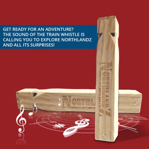Large wooden hot sale train whistle