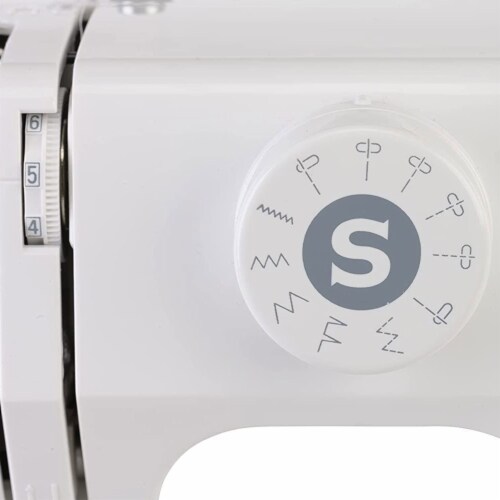 Singer M1000 Sewing Machine with 32 Stitch Applications and Accessories,  White, 1 Piece - Foods Co.