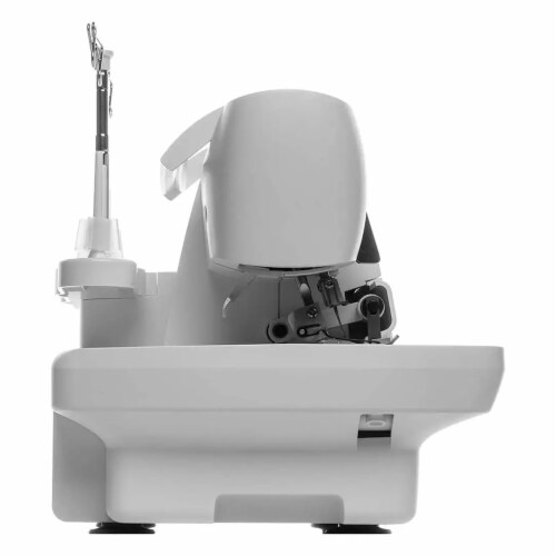 Singer S0100 Serger Overlock Machine w/Included Accessory Kit & Free Arm, White Perspective: back