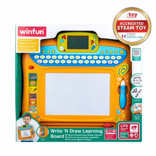 Winfat Industrial Co Write ‘N Draw Learning Board Perspective: back