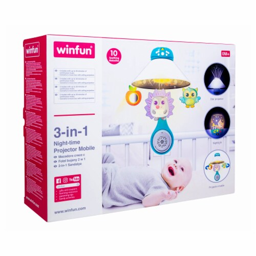 WinFun® 3-in-1 Woodland Friends Soothing Mobile Perspective: back