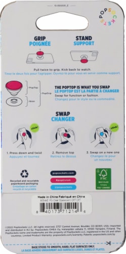 Popsockets - Popgrip Premium - Clear Iridescent Perspective: back